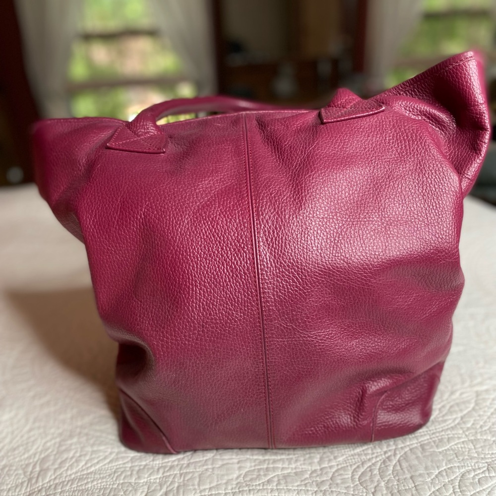 Crate&Barrel leather tote bag